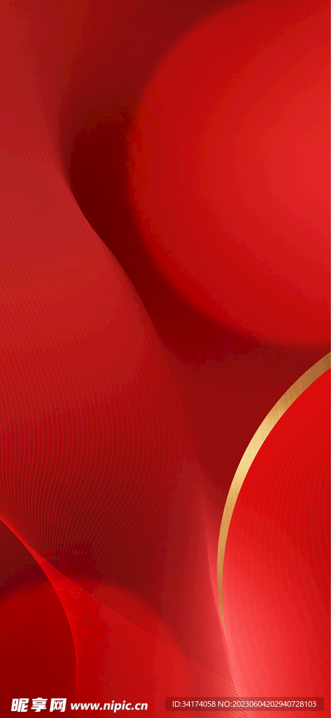 红色背景