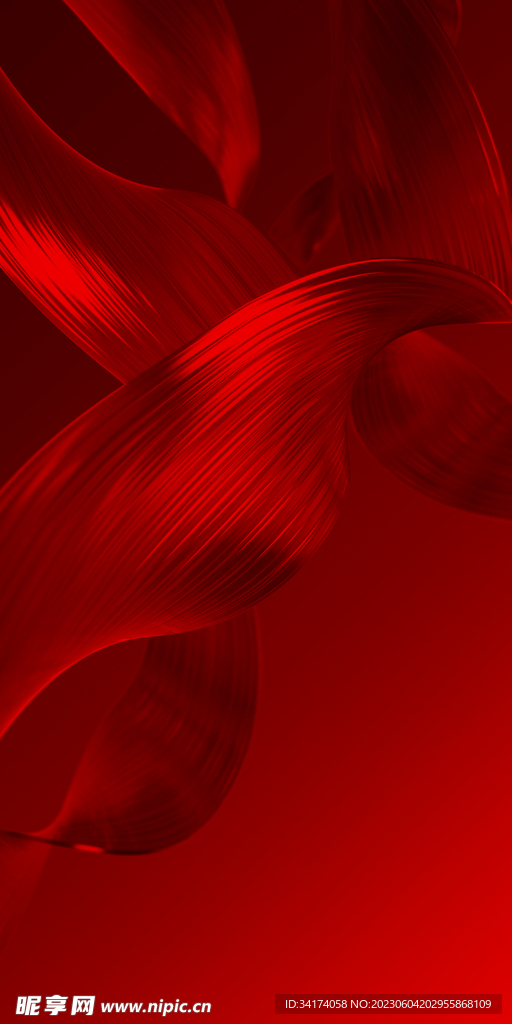 红色背景