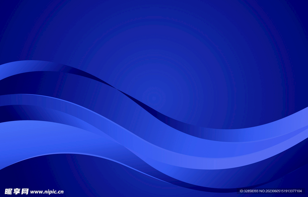 蓝色科技抽象线条背景