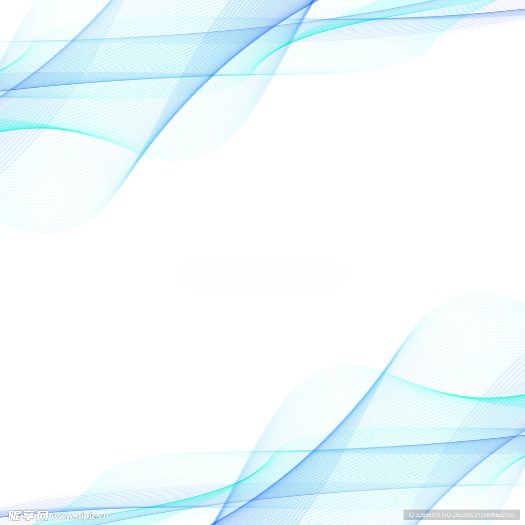 蓝色3d抽象科技线条背景