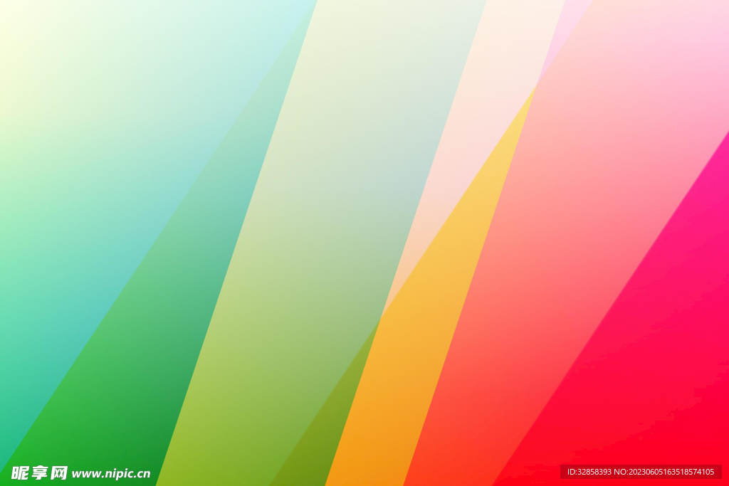 炫彩3d渐变科技感线条背景