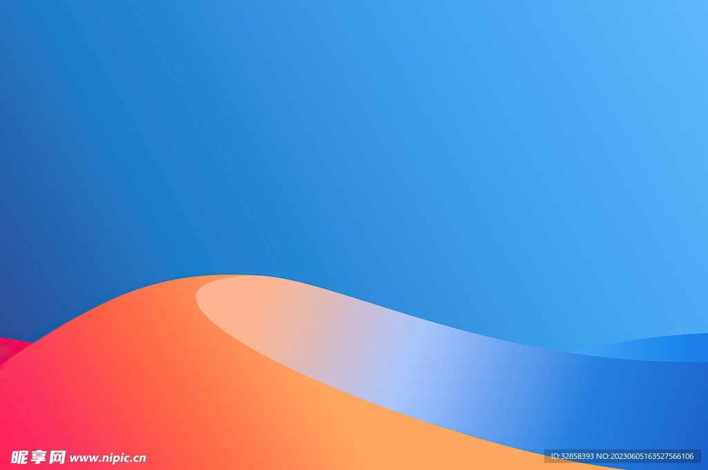 炫彩3d感科技线条抽象背景