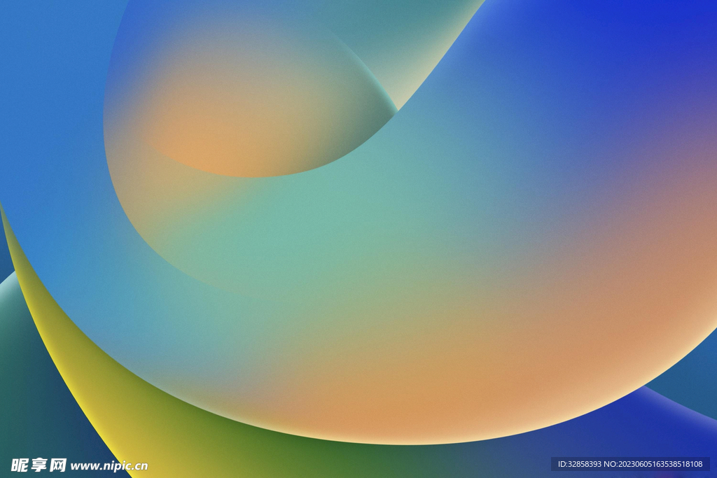 3d炫彩抽象扭曲背景