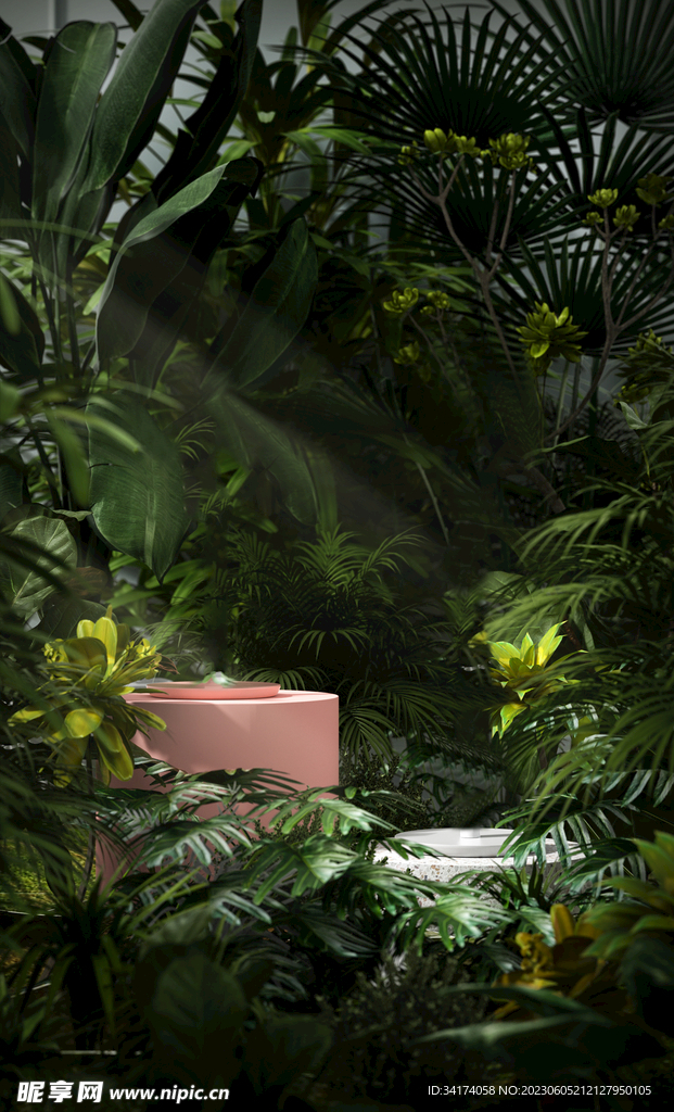 绿色小清新背景