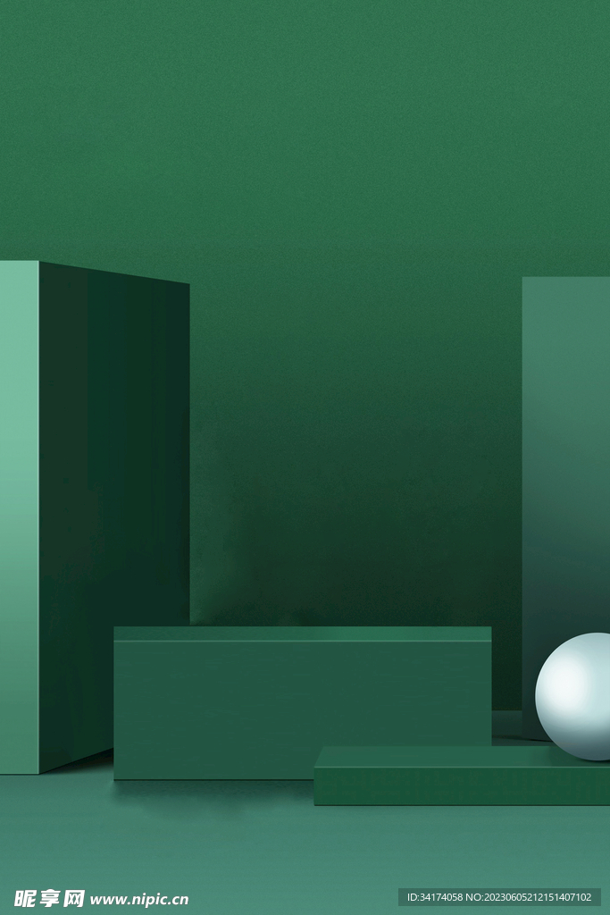 绿色小清新背景