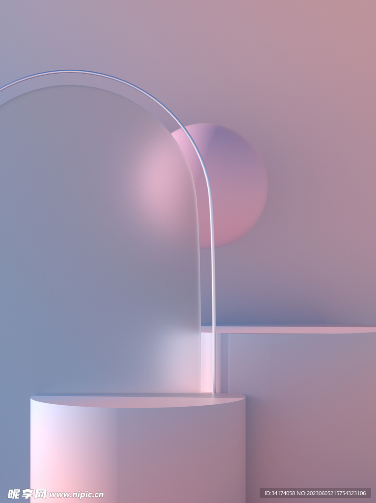 紫色小清新背景