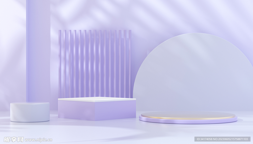 紫色小清新背景