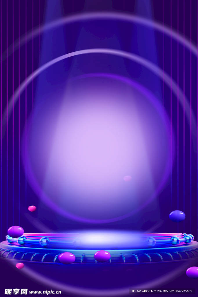 紫色小清新背景