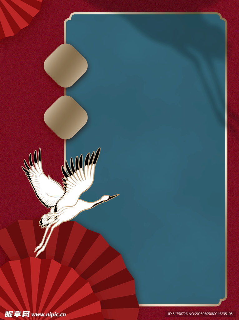 国潮山水图片素材