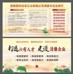 清廉企业宣传栏