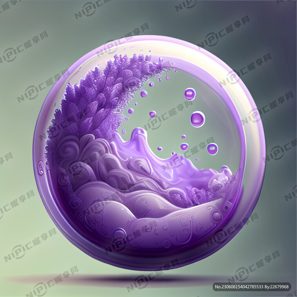 洗衣液 薰衣草 主图 气泡