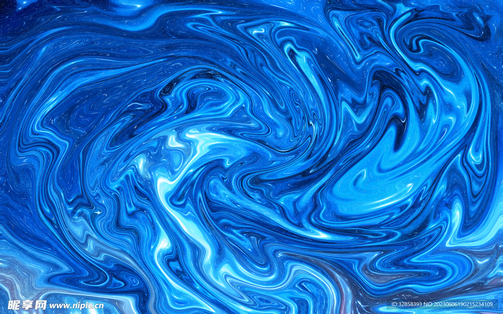 蓝色3d油彩渐变线条背景