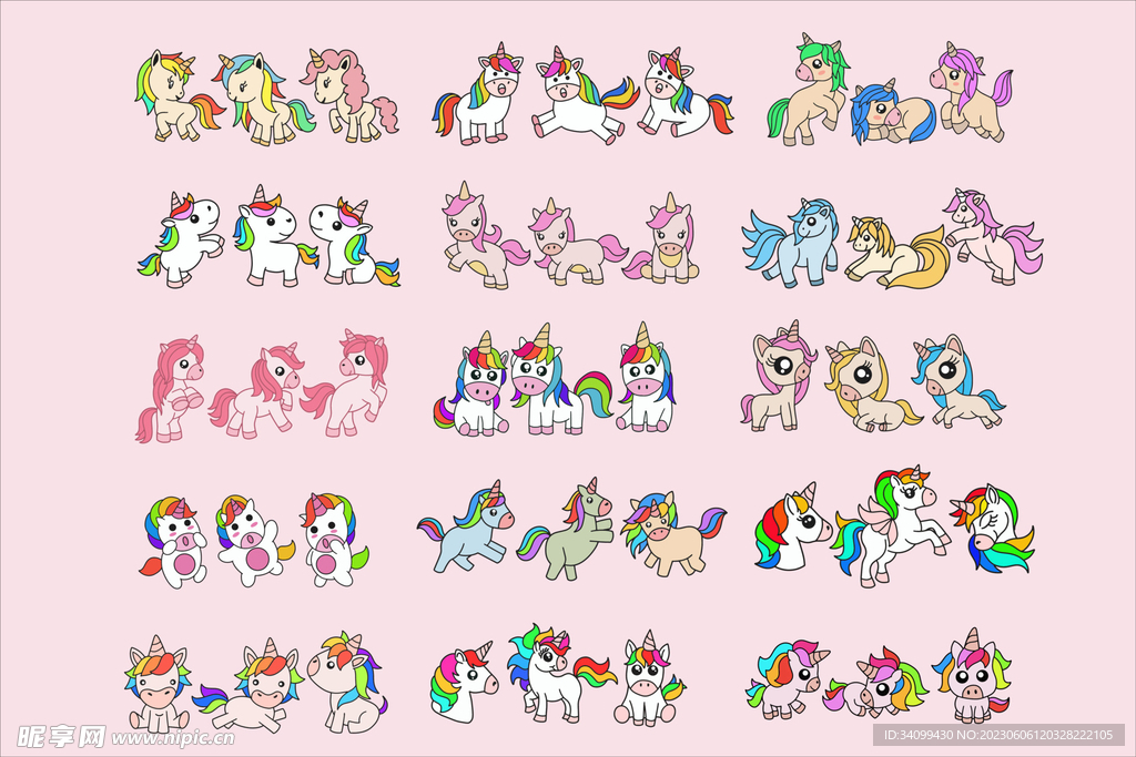 卡通独角兽