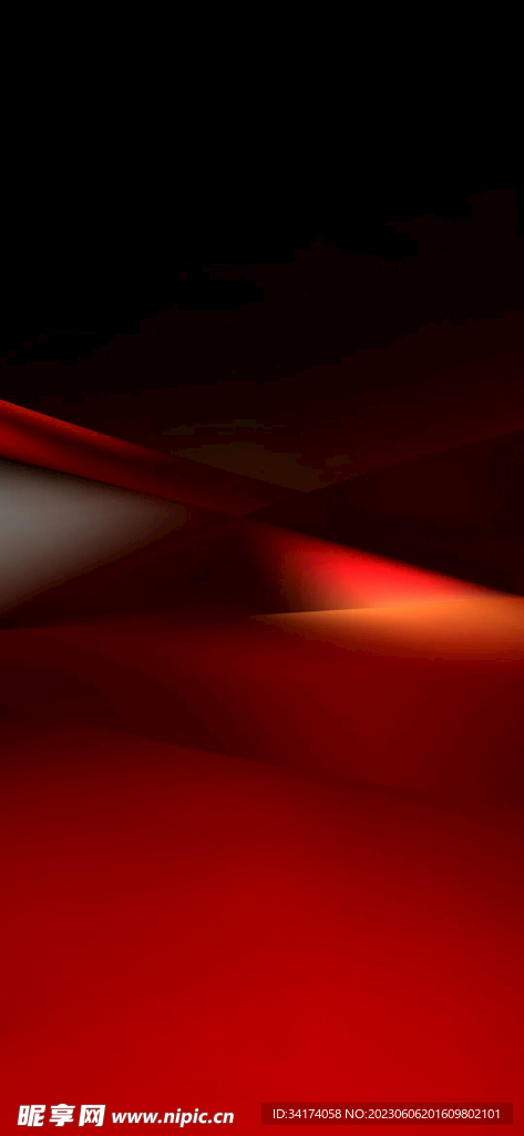 红色背景