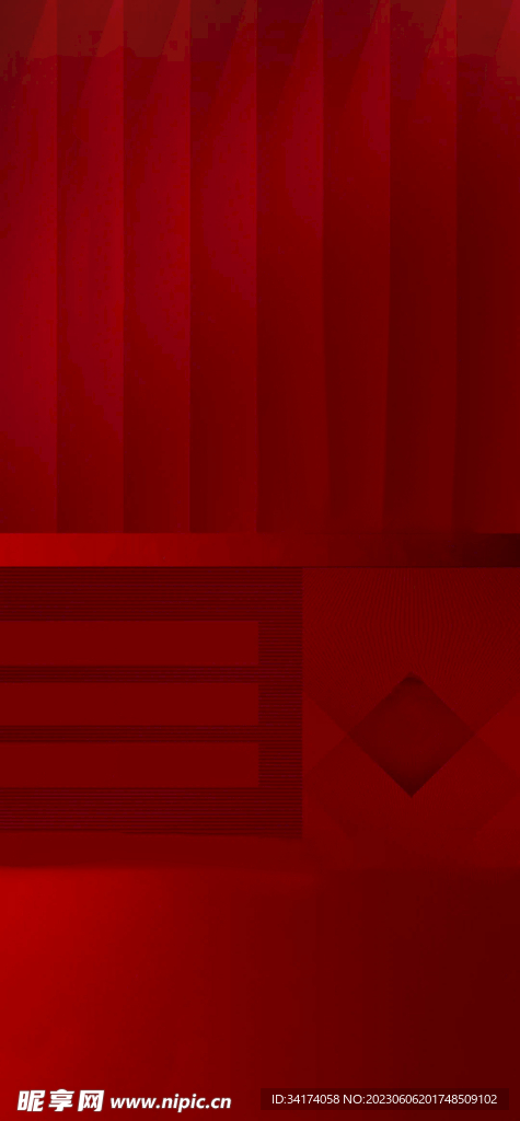 红色背景