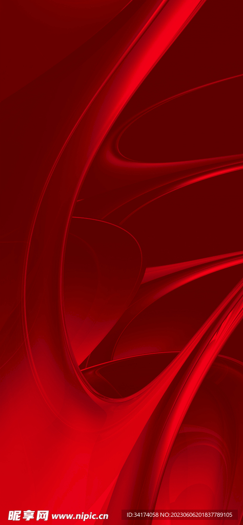 红色背景