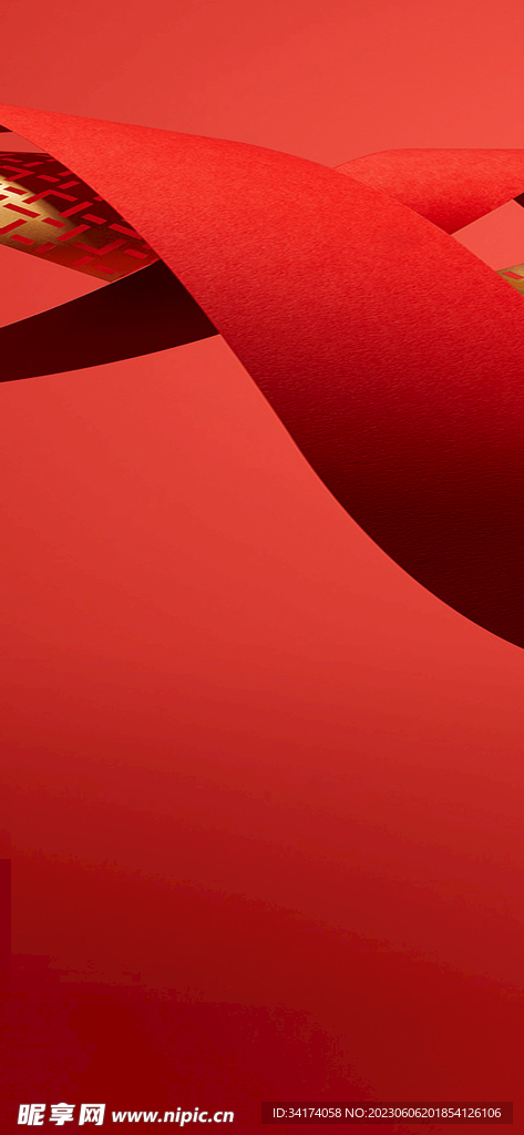 红色背景
