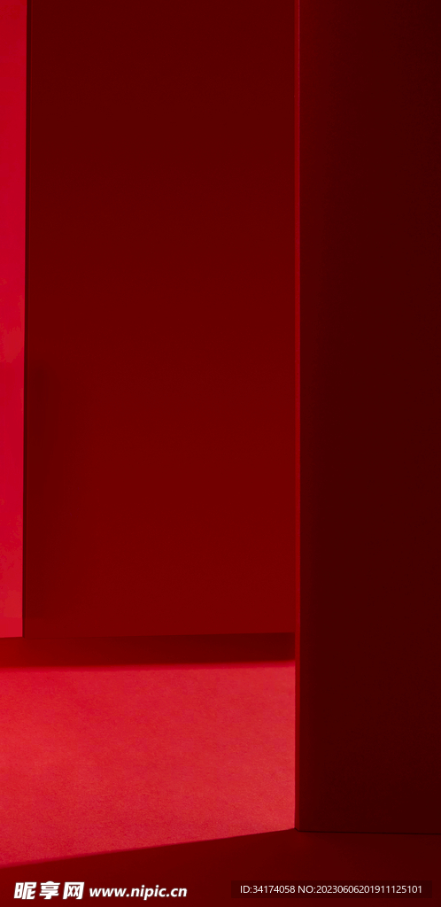 红色背景