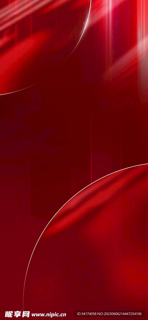 红色背景