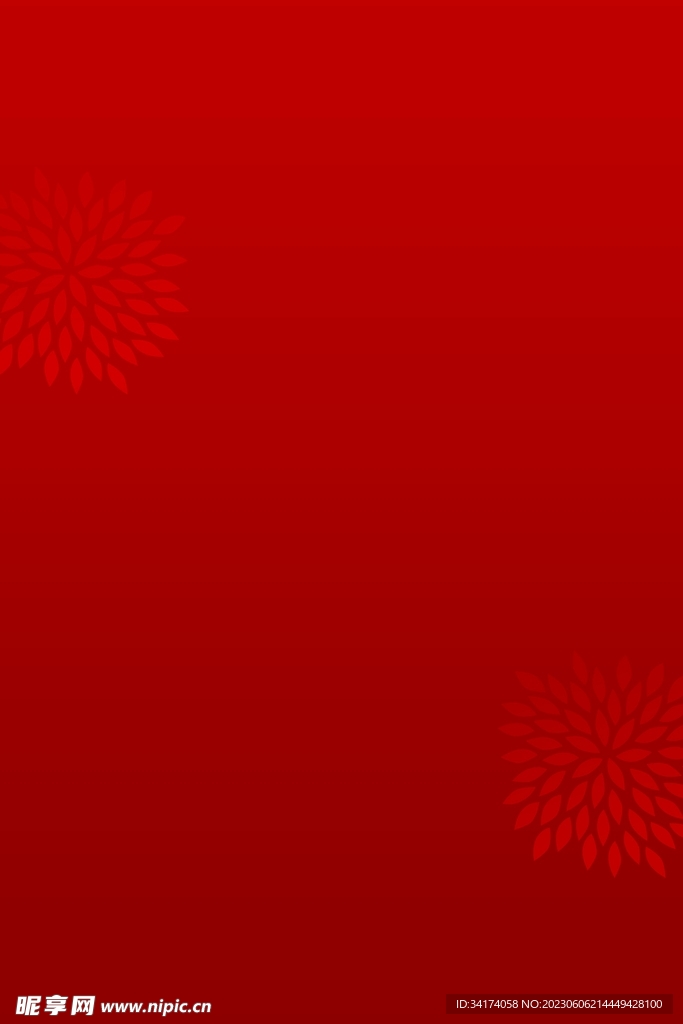 红色背景