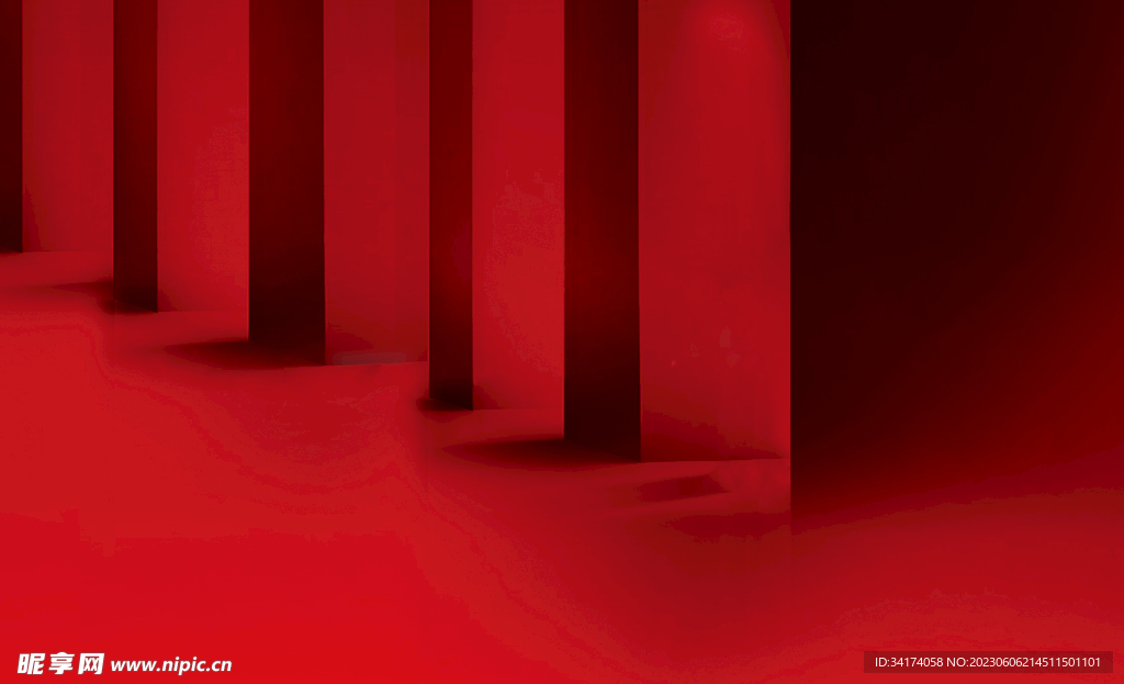 红色背景