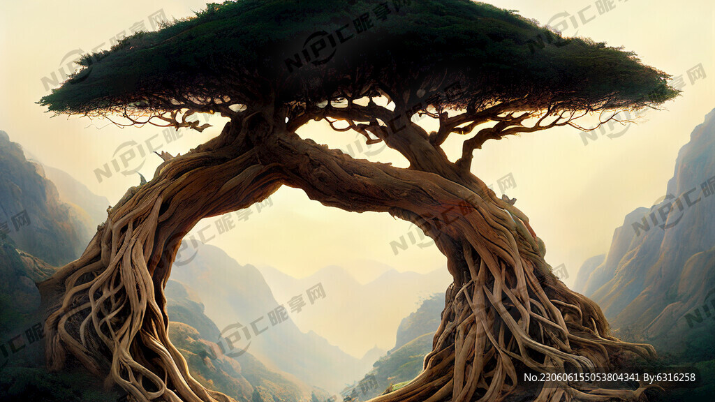 假山古树大门 最高品质 杰作