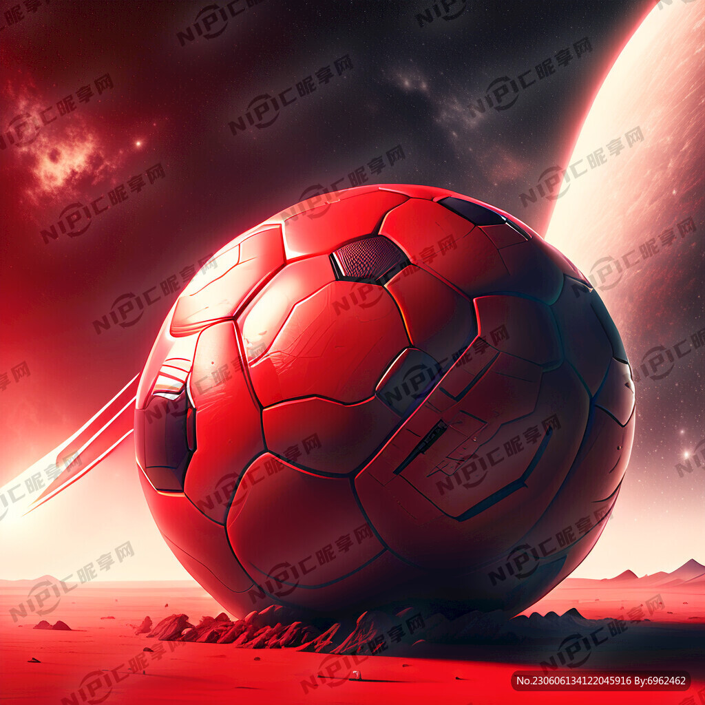 学校 唯美红色 高清 足球