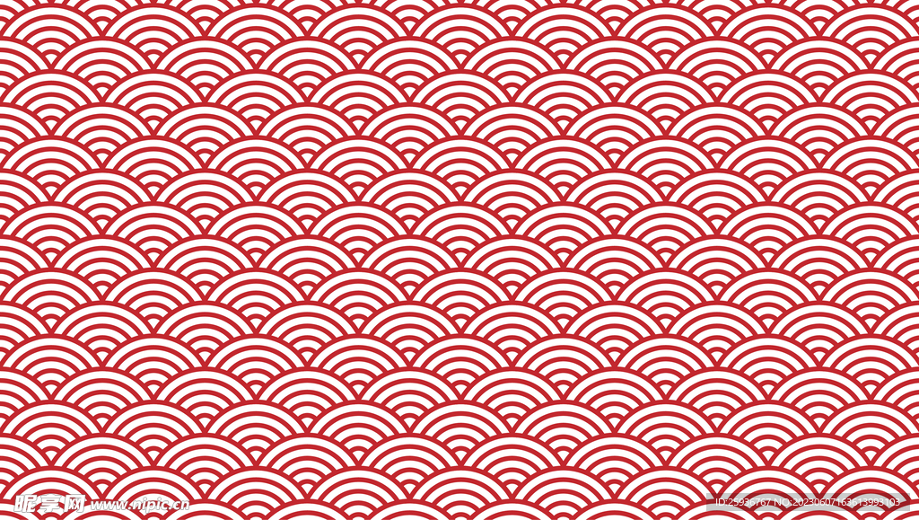 中国风鱼鳞纹理