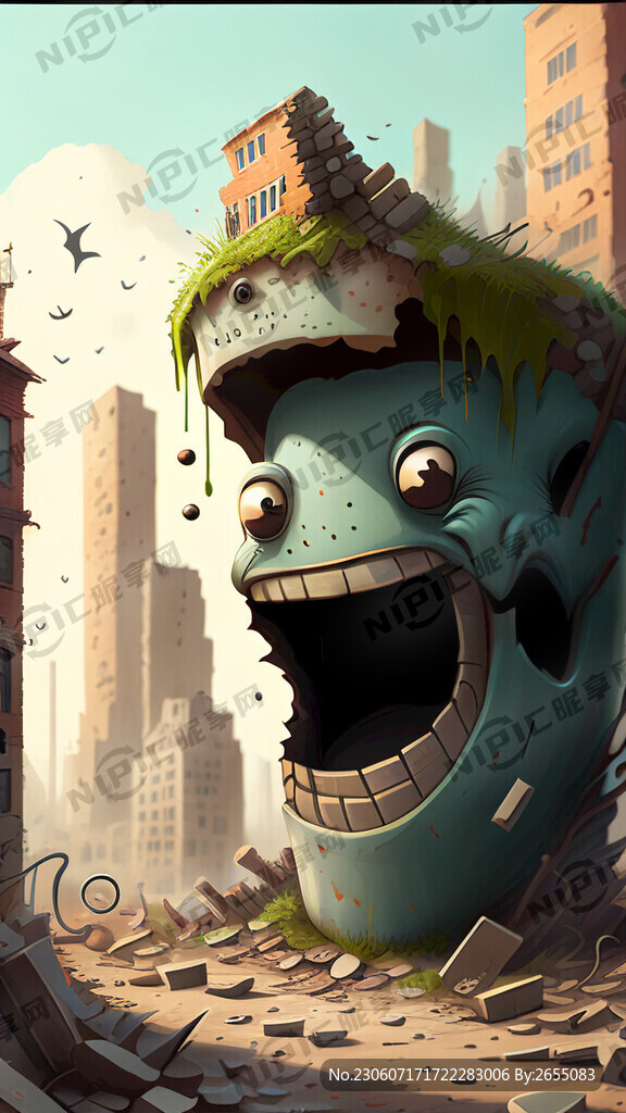 瑞幸咖啡 城市废墟