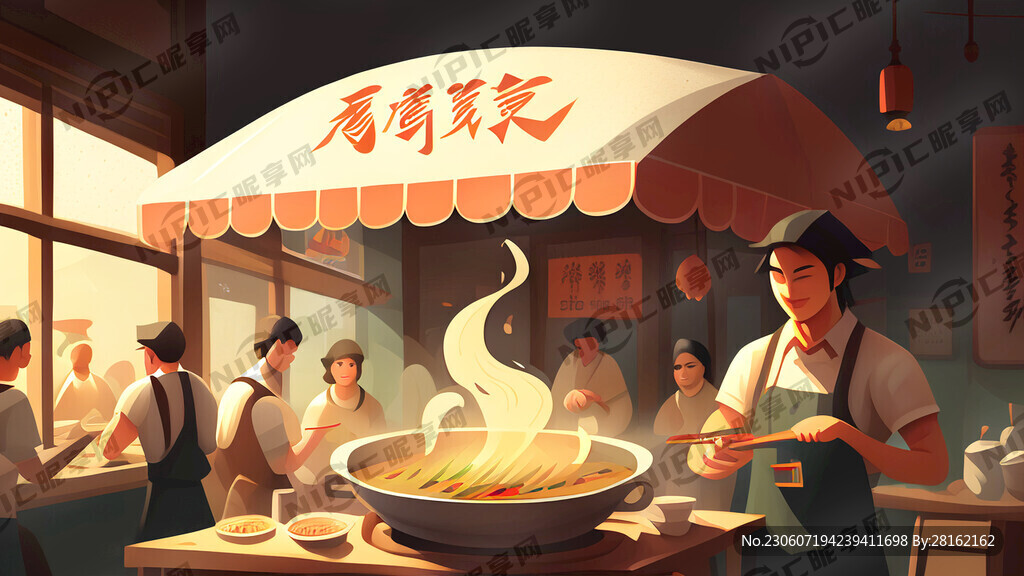 火锅店端午节海报