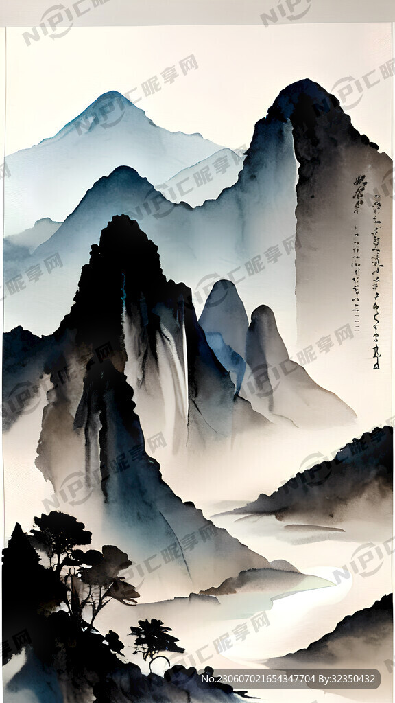 多个面具亚洲国家创意风格