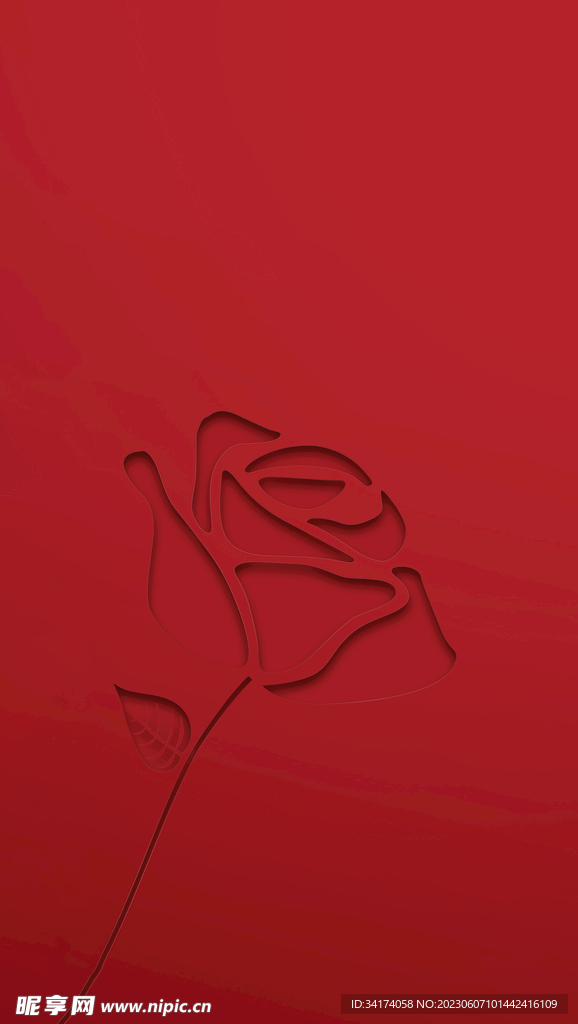 红色背景