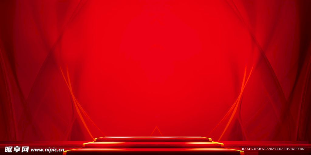 红色背景