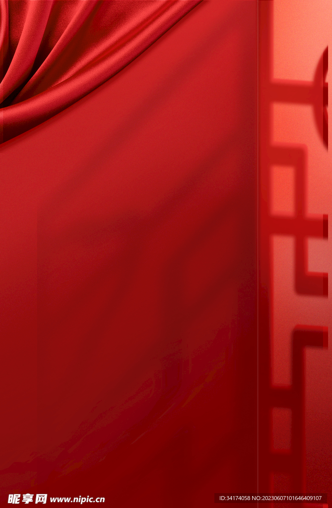 红色背景