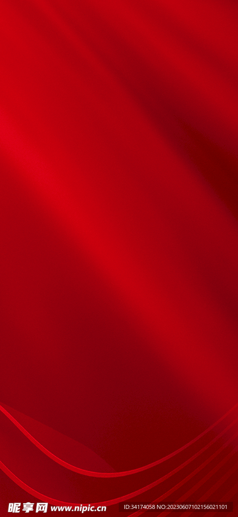 红色背景