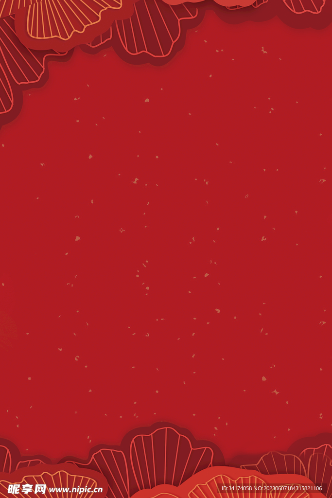红色背景