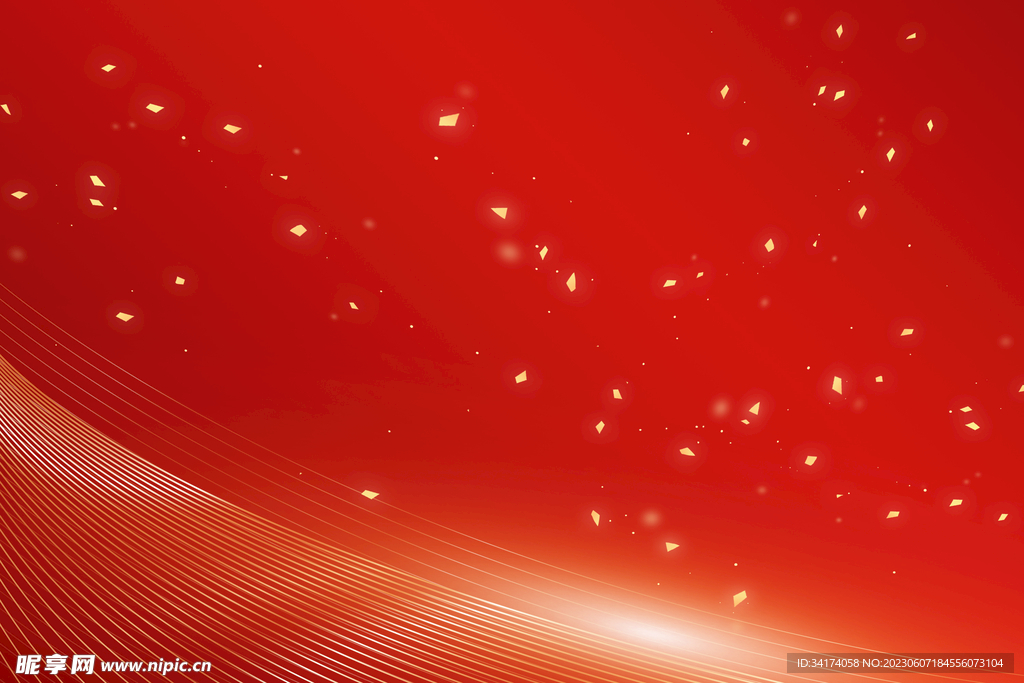 红色背景