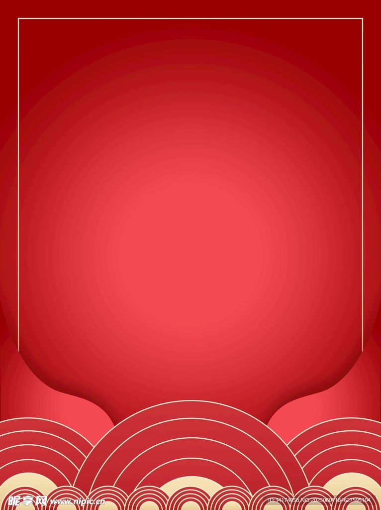 红色背景