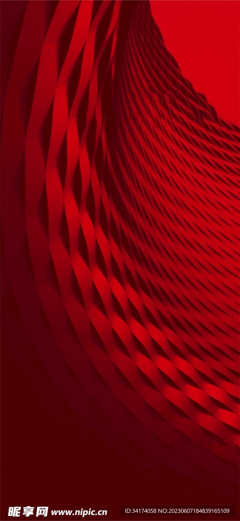 红色背景