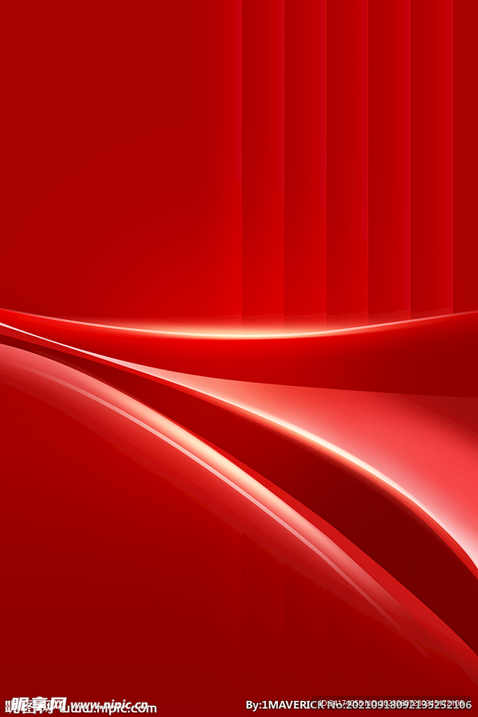 红色背景