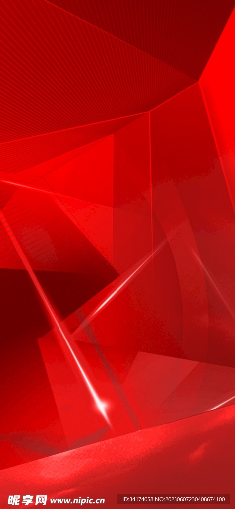 红色背景