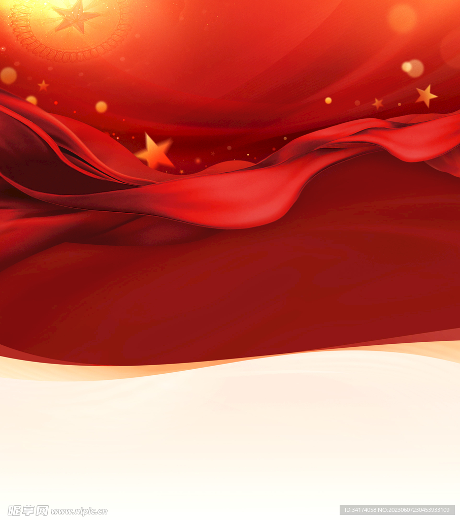 红色背景