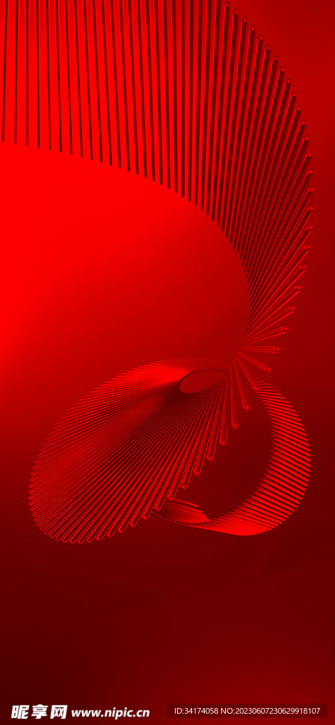 红色背景