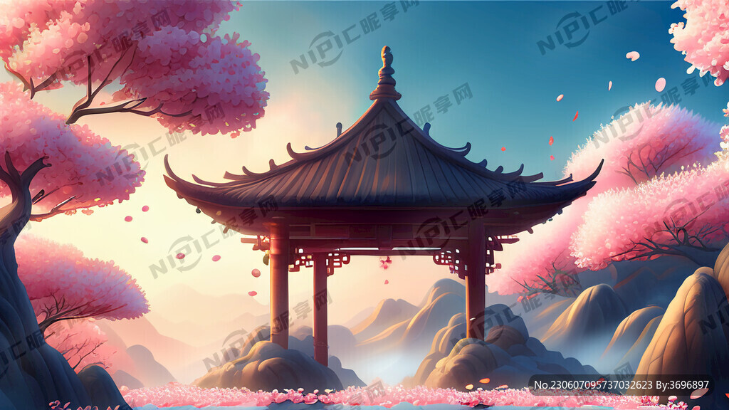 游戏梦幻唯美新中式风景 超高清