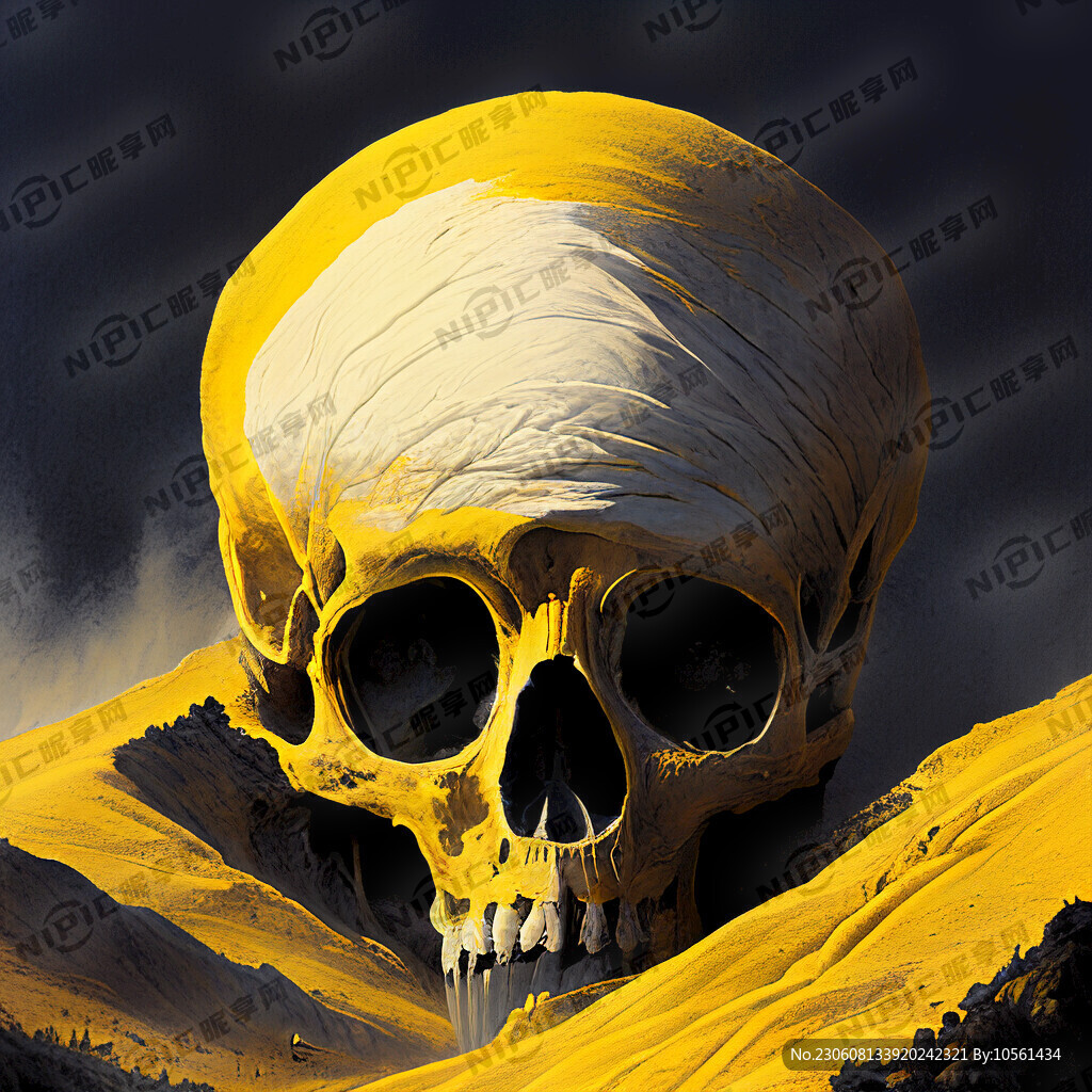 一望无际 黄土高坡 白骨