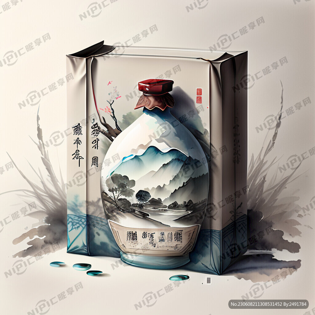 白酒包装 中式