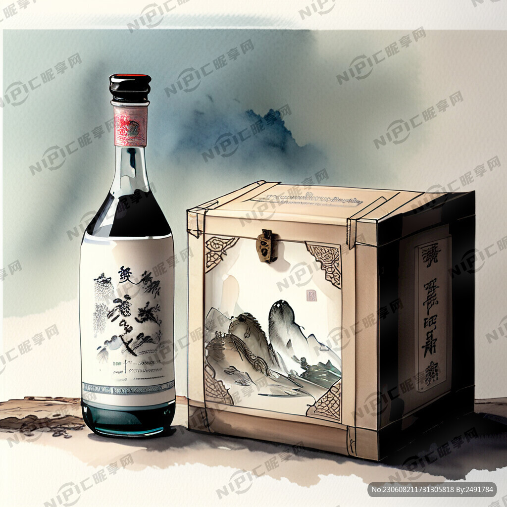 白酒包装 中式 盒子
