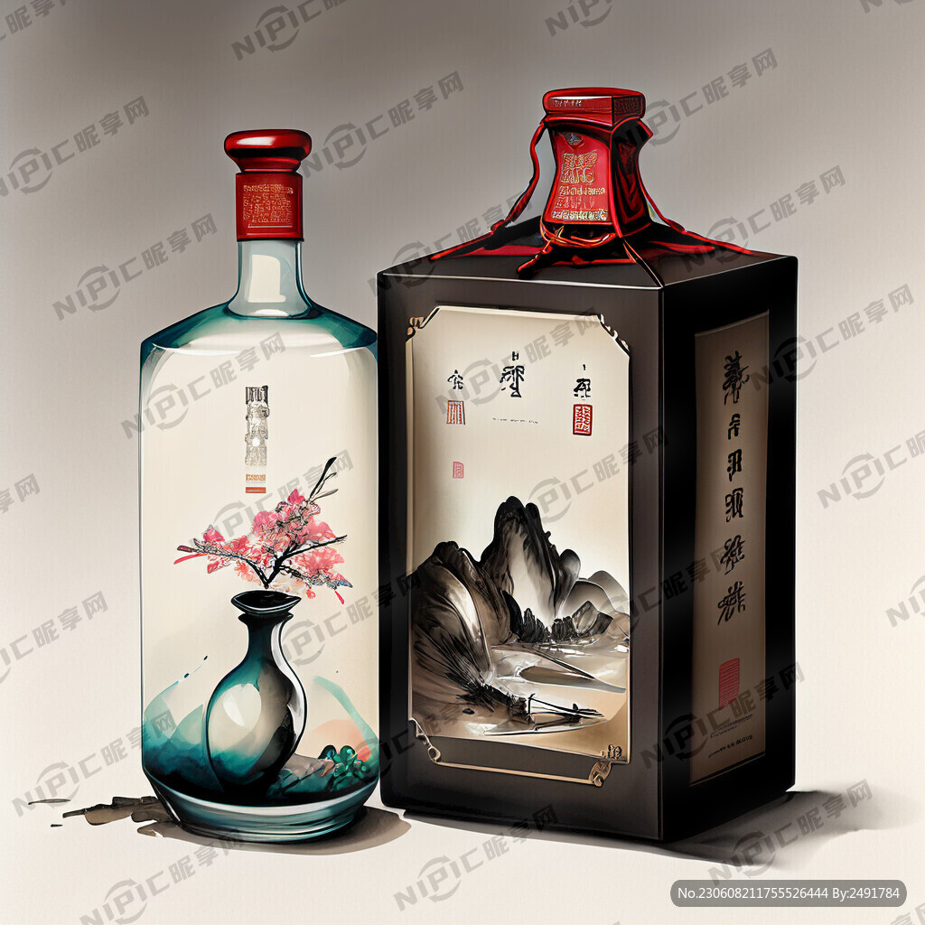 白酒包装 中式 盒子