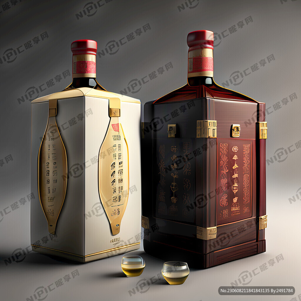 白酒包装 中式 盒子
