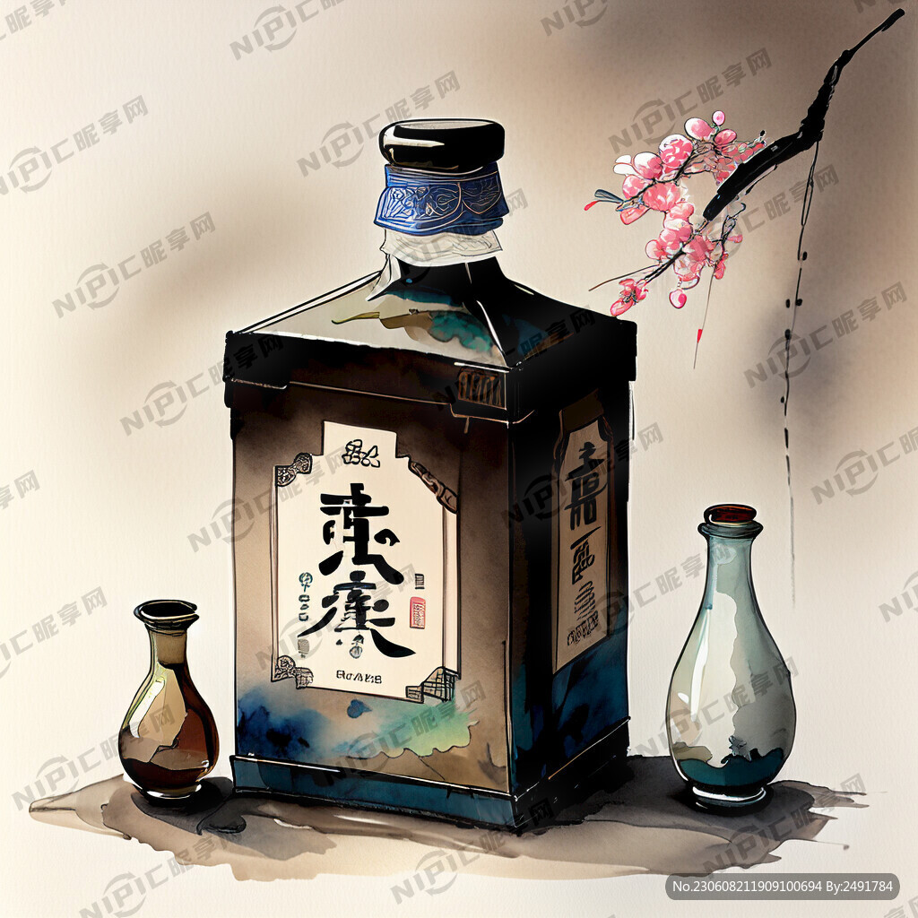 白酒包装 中式 盒子 汉字